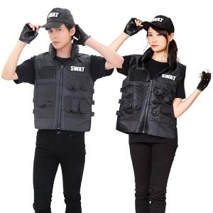 送料無料 男女兼用 スピード スワット アメリカ特殊部隊 SWAT ポリス 警察 ユニフォーム メンズ レディース 大きいサイズ コスプレ コスチューム ハロウィン｜スターズ