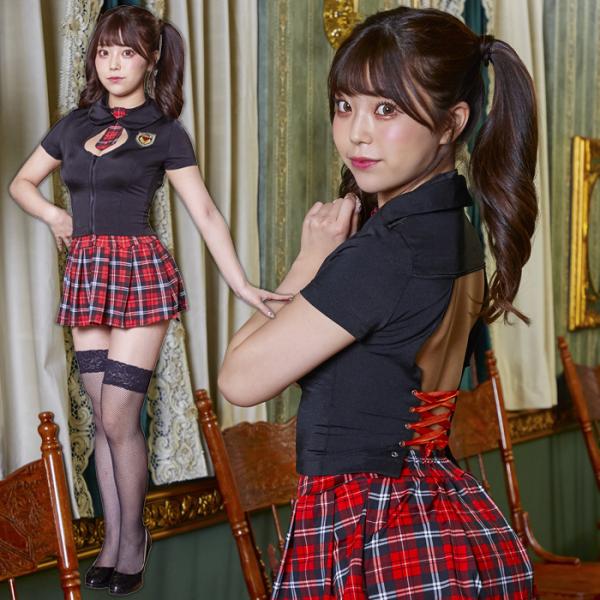 SecretRose コルセットスクール バーレスクもも Momo コラボ 学生服 女子高生 JK ...