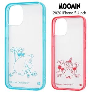 メール便 iPhone12mini ムーミン ハイブリッド クリア ソフト ケース カバー かわいい ちびのミイ リトルミイ アイフォン iPhone 12 mini カバー スマホケース｜stars-y