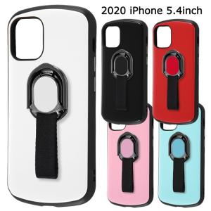 iPhone12mini リング付き TPU ケース ProCa ブラック ホワイト レッド ピンク ブルー スマホリング iPhone 12 mini アイフォン スマホケース スマホカバー｜stars-y