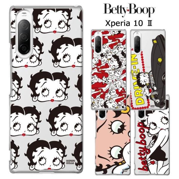 Xperia 10 II ベティ・ブープ クリア ケース BETTYBOOP グッズ ベティーちゃん...