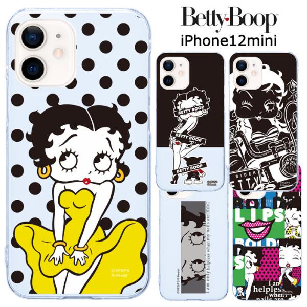 iPhone12mini ベティ・ブープ クリア ケース ベティちゃん BETTYBOOP ベティー...