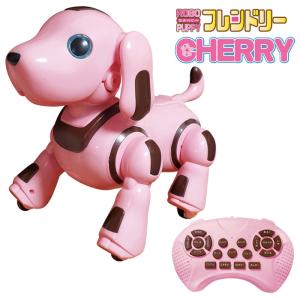 送料無料 ロボパピー フレンドリーチェリー TKSK ピンク チェリー CHERRY 赤外線 コントローラー リモコン ロボット おもちゃ ペット 犬 子犬 キッズ｜stars-y