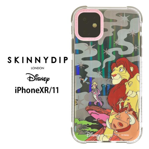 iPhone11 iPhoneXR ディズニー ライオンキング x SKINNYDIP TPU スキ...