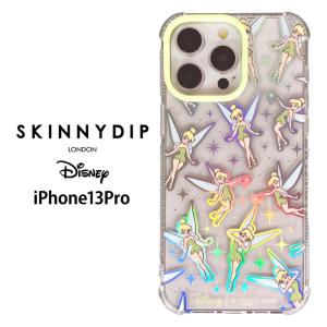 メール便 iPhone13Pro ディズニー ティンカーベル x SKINNYDIP TPU スキニーディップ ロンドン クリア キャラクター ティンク ピーターパン カバー スマホケース｜スターズ