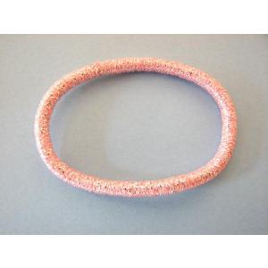 激安ヘアゴム　つなぎ目なし　1個10円　ピンク PK　 ネコポス便同梱可能