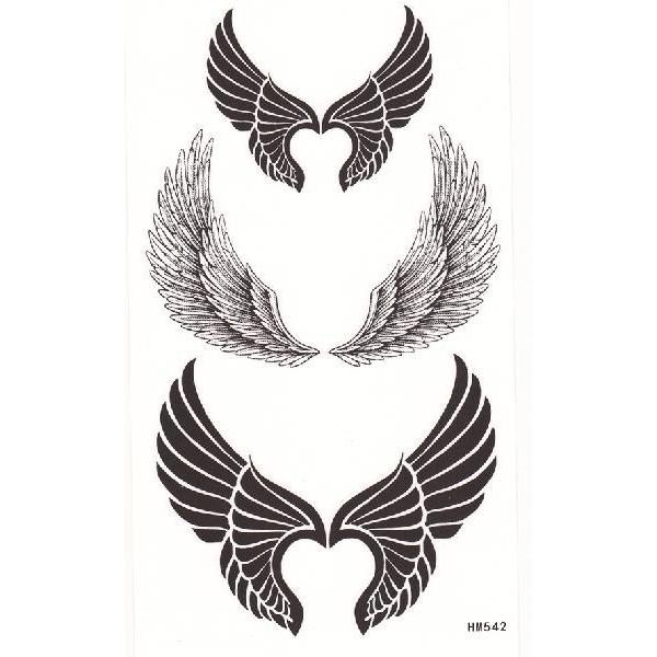 タトゥーシール　ボディーシール　羽根・ウィング× HM542
