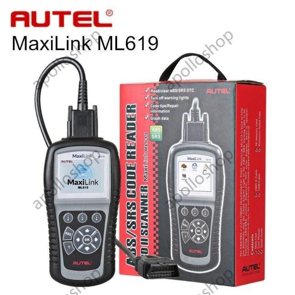 Autel ML619 OBD2 故障診断機 英語 ABS SRS機能 自動車 OBD2 コード 消...