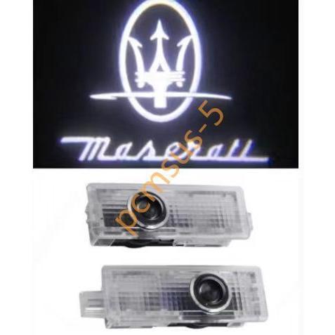 Maserati ロゴ カーテシランプ LED 純正交換タイプ ギブリ クアトロポルテプロジェクター...