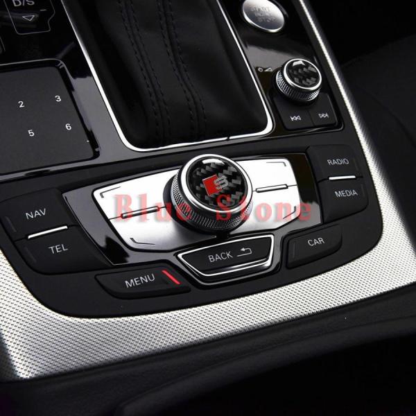 アウディアウディA6 S6 C7 A7 S7 4G8　Audi 車内インテリア　炭素繊維　マルチメデ...