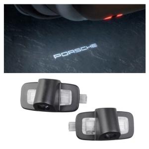 Porsche ポルシェ LED ロゴ プロジェクター ドア カーテシ ランプ 971 パナメーラ ...