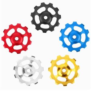 処分 リアディレーラー用 アルミニウムプーリー 1個の値段 ベアリング構造 11T MTB用 ゴール...