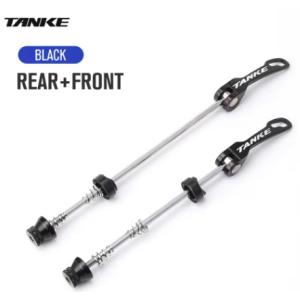 処分 クイックリリース クロス、マウンテン用 100/135ミリ 前後計95ｇ アルミ製 ブラック色...