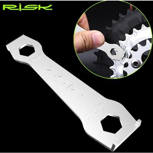 処分 RISK チェーンリング ボルト用 レンチ 9mm.10mmレンチ機能あり 1196