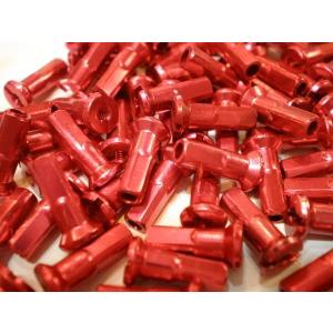 在庫限り カラー アルミ ニップル ホシ製 ♯15×12mm レッド 1個の値段です ゆうメール可