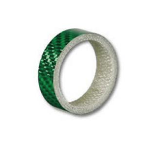 処分 トーケン TKC3515 カーボンスペーサー グリーン色 15mm 1‐1／8” ゆうメール可