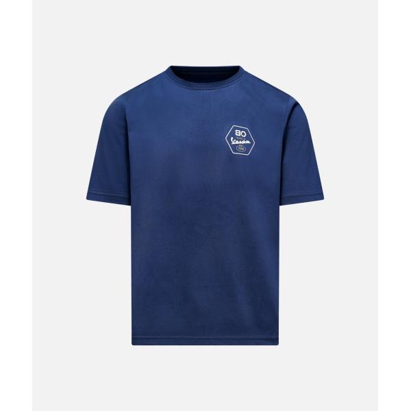 Vespa 80th Anniversary Tシャツ(ブルー)