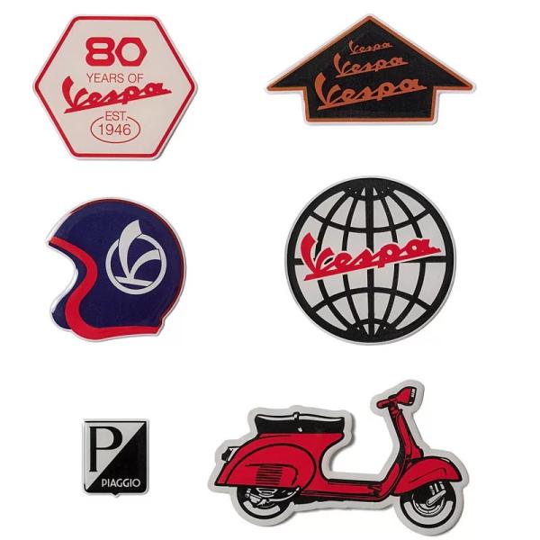 Vespa 80th Anniversaryステッカーセット(GLOBE)
