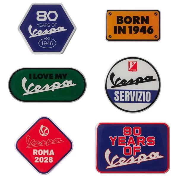 Vespa 80 th Anniversaryステッカーセット(80 YEARS)