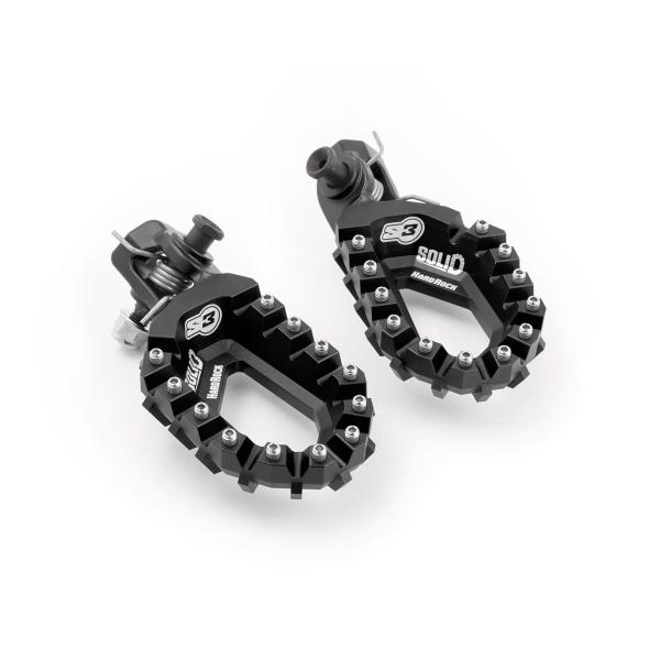 KTM SX(23-25)EXC(24-25)後方に8mm S3 SOLID FOOT PEG BE...