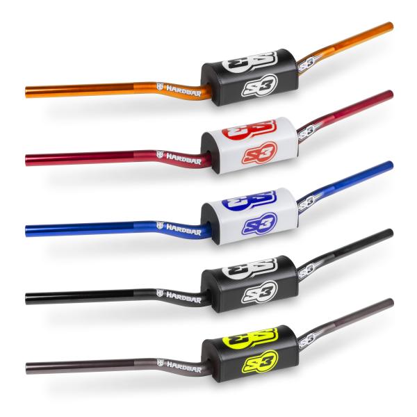 S3 エンデューロハンドルバー28.6mmハードエンデューロスーパーローベント