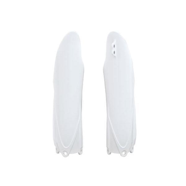 RTECHフロントフォークスライダーホワイトYZ250F