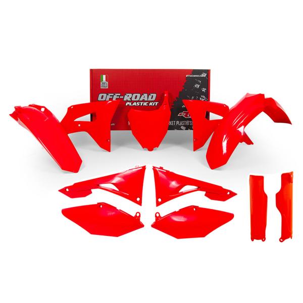 HONDA CRF250R(18-21)/CRF450R(17-20)RECH ネオンレッド外装7点...
