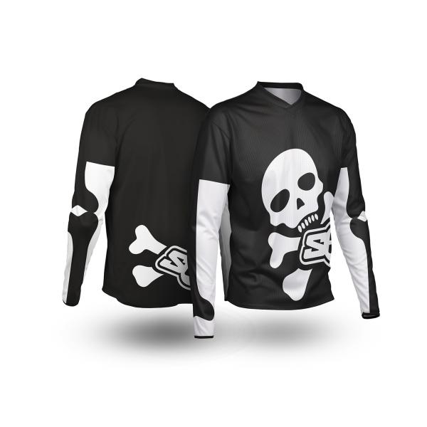 S3 SKULL BLACK COLLECTION JERSEY エンデューロジャージ