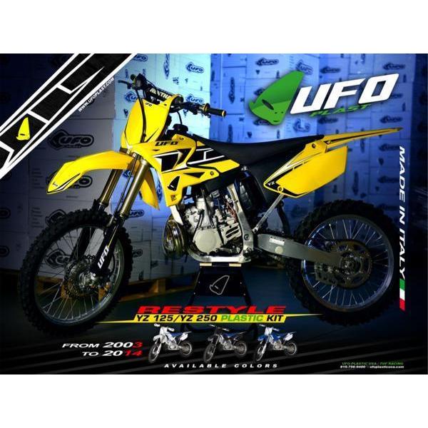 YZ125/YZ250 02-14 UFO RESTYLE KIT YELLOW