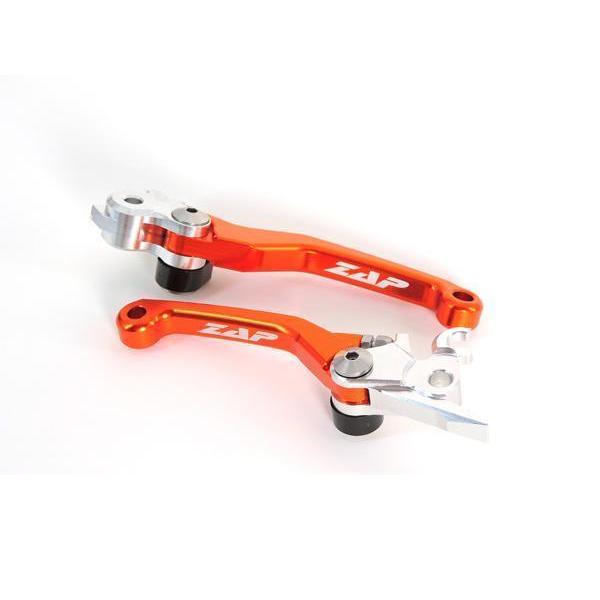 ZAPTECHNIX FLEXブレーキ・クラッチレバーセットKTM ORANGE