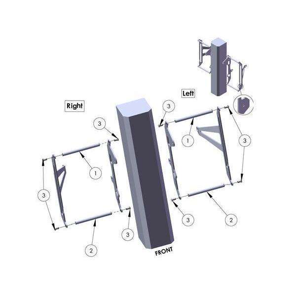 ZAP TECHNIXアルミラジエーターガードHONDA CRF250R/CRF250RX