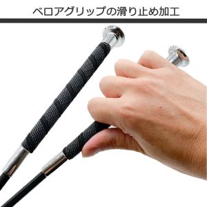 長鞭 乗馬 滑り止めベロアグリップ ロング鞭 ...の詳細画像2