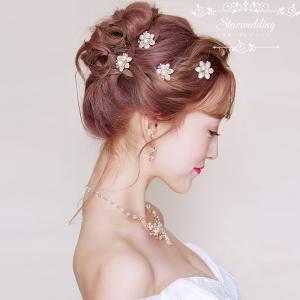 ヘアピン ヘアアクセサリー 花嫁 結婚式 ウエディング