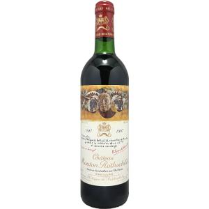 ホワイトデー 新生活 ワイン シャトー ムートン ロートシルト 1987 Ch.Moutn Rothschild 赤ワイン750ml｜stary