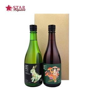 母の日 新生活 ギフト 地酒2本ギフトセット 諏訪泉A 720ml×2本 日本酒 御祝 箱入 日本酒ギフト 四合瓶｜stary