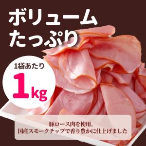 訳あり食品 ロースハム 1kg 業務用 食品ロ...の詳細画像1