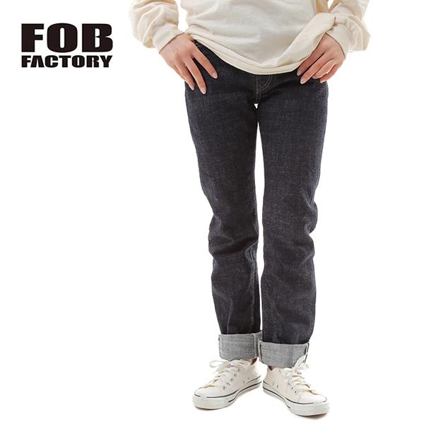 エフオービーファクトリー FOB FACTORY セルビッジ デニムパンツ F147 G-3 DEN...
