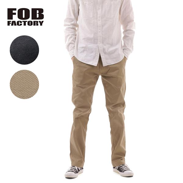 エフオービーファクトリー FOB FACTORY チノ トラウザーパンツ ミリタリー F0444 N...