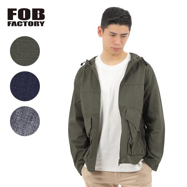 エフオービーファクトリー FOB FACTORY リップストップ ミリタリーパーカー 日本製 MAD...