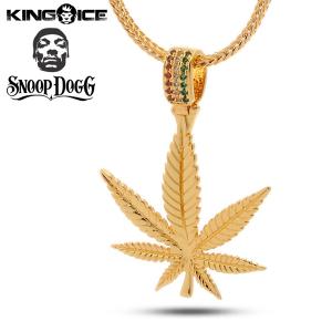 ゴールドネックレス キングアイス King Ice スヌープ・ドッグ Snoop Dogg アクセサリー ペンダント / The Weed Leaf Necklace｜state