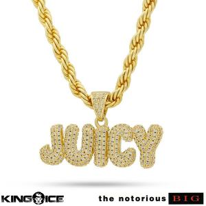 ゴールドネックレス キングアイス King Ice ビギー ノトーリアス Notorious B.I.G. メンズ / JUICY Necklace｜state