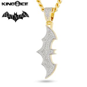 ゴールドネックレス キングアイス King Ice バットマン BATMAN ロゴ アクセサリー ペンダント / Batman Logo Necklace｜state