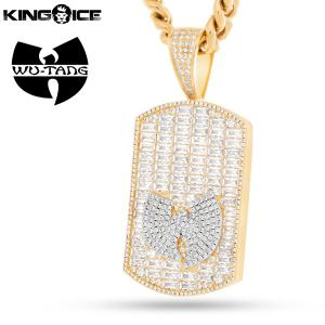 ネックレス キングアイス King Ice ウータンクラン Wu-Tang Clan ロゴ ドッグタグ アクセサリー ペンダント Wu Dog Tag Necklace｜state