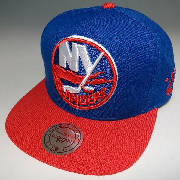 ミッチェルアンドネス スナップバックキャップ アイランダース ブルー×オレンジ "XL Logo 2...
