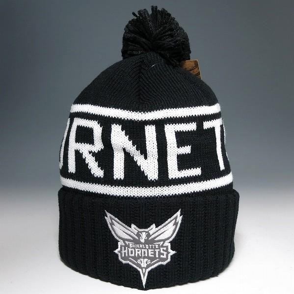 SALE / ミッチェルアンドネス シャーロットホーネッツ ボンボンニットキャップ ブラック / R...