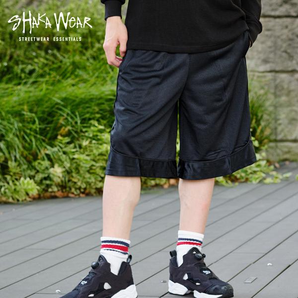 SHAKA WEAR シャカウェア バスケットボールショーツ バスパン シンプル ショートパンツ ブ...