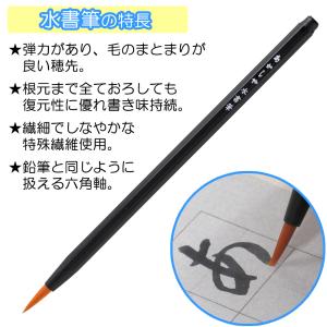 あかしや 水書セット(筆・用紙)[AZ-110...の詳細画像2