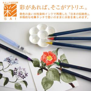 水彩毛筆「彩」桃色 CA200-13 カラー筆...の詳細画像2