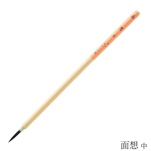 あかしや 書道用筆 面想 中 PS-04M 書道筆 奈良筆 細筆 小筆 毛筆 習い事 手紙 はがき ...