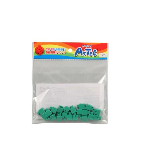 Artecブロック ミニ四角 20P 緑 77829 玩具 おもちゃ ブロック アーテック 知育 非...